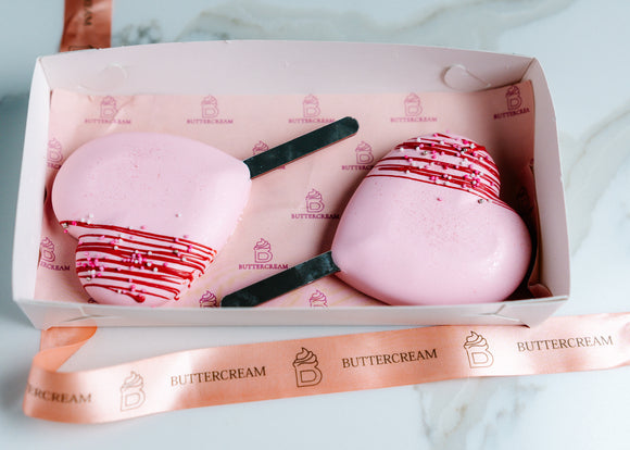 Heart Cakesicles