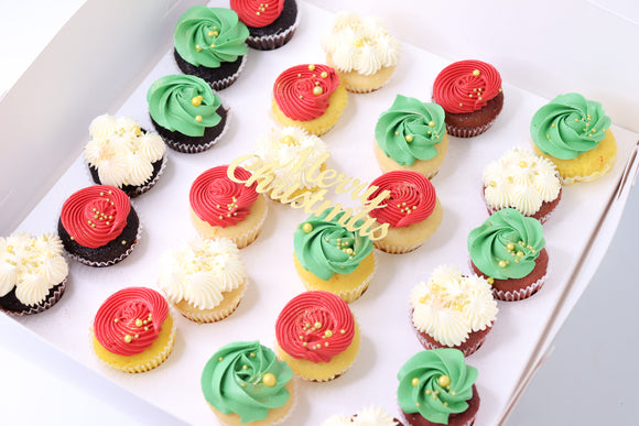 Festive Mini Cupcakes